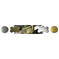 Gold Silver and Brass Tags