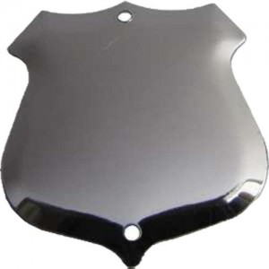Record Shield  32 x 29 mm  Bevelled